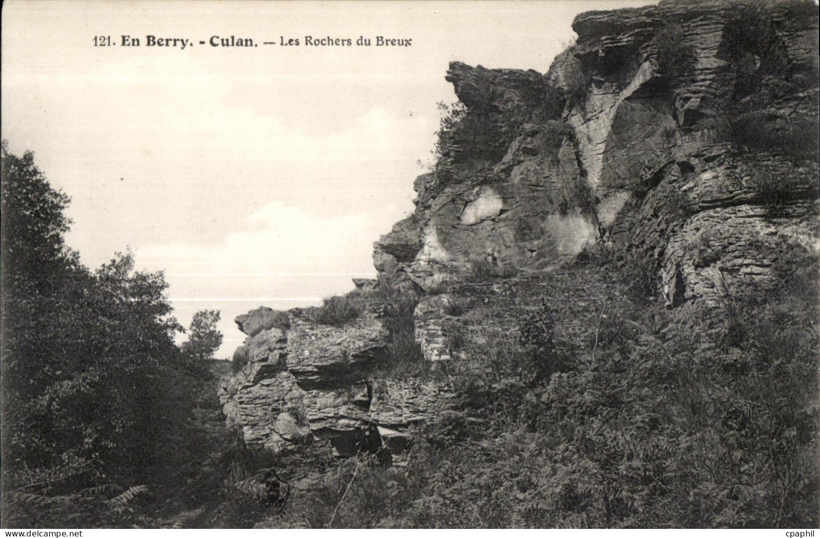En Berry - Culan - Les Rochers du Breux - CPA