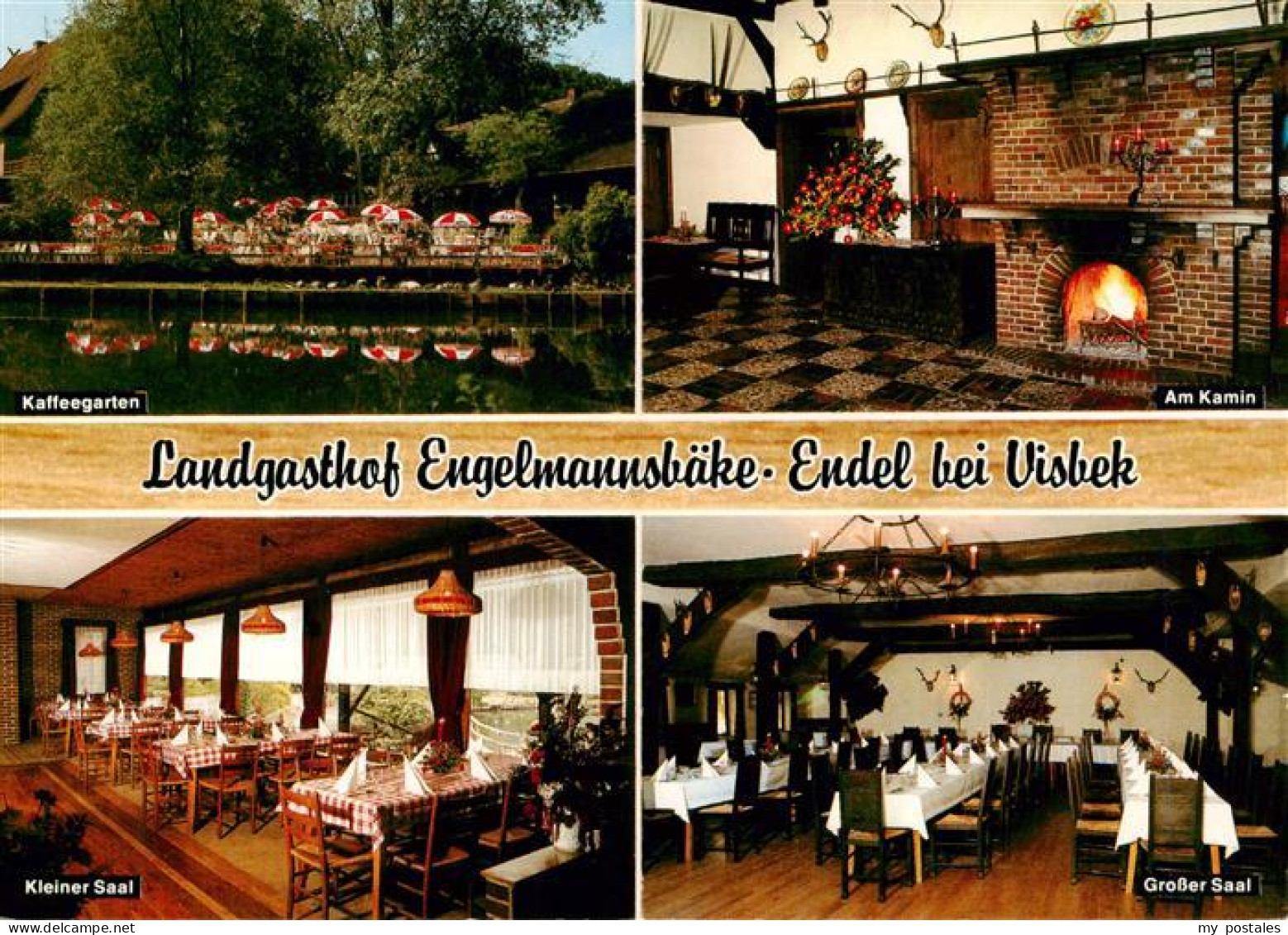 Endel Visbek Vechta Niedersachsen Landgasthof Engelmannsbaeke Kaffeegarten Kamin