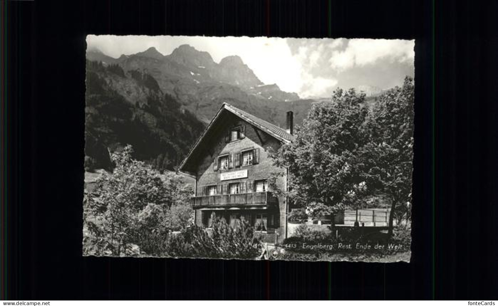 Engelberg OW Restaurant Ende der Welt