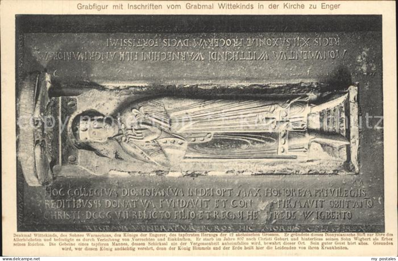 Enger Grabfigur Wittekind Kirche