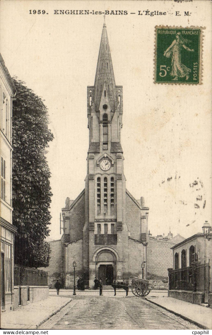 Enghien les Bains CPA L'eglise