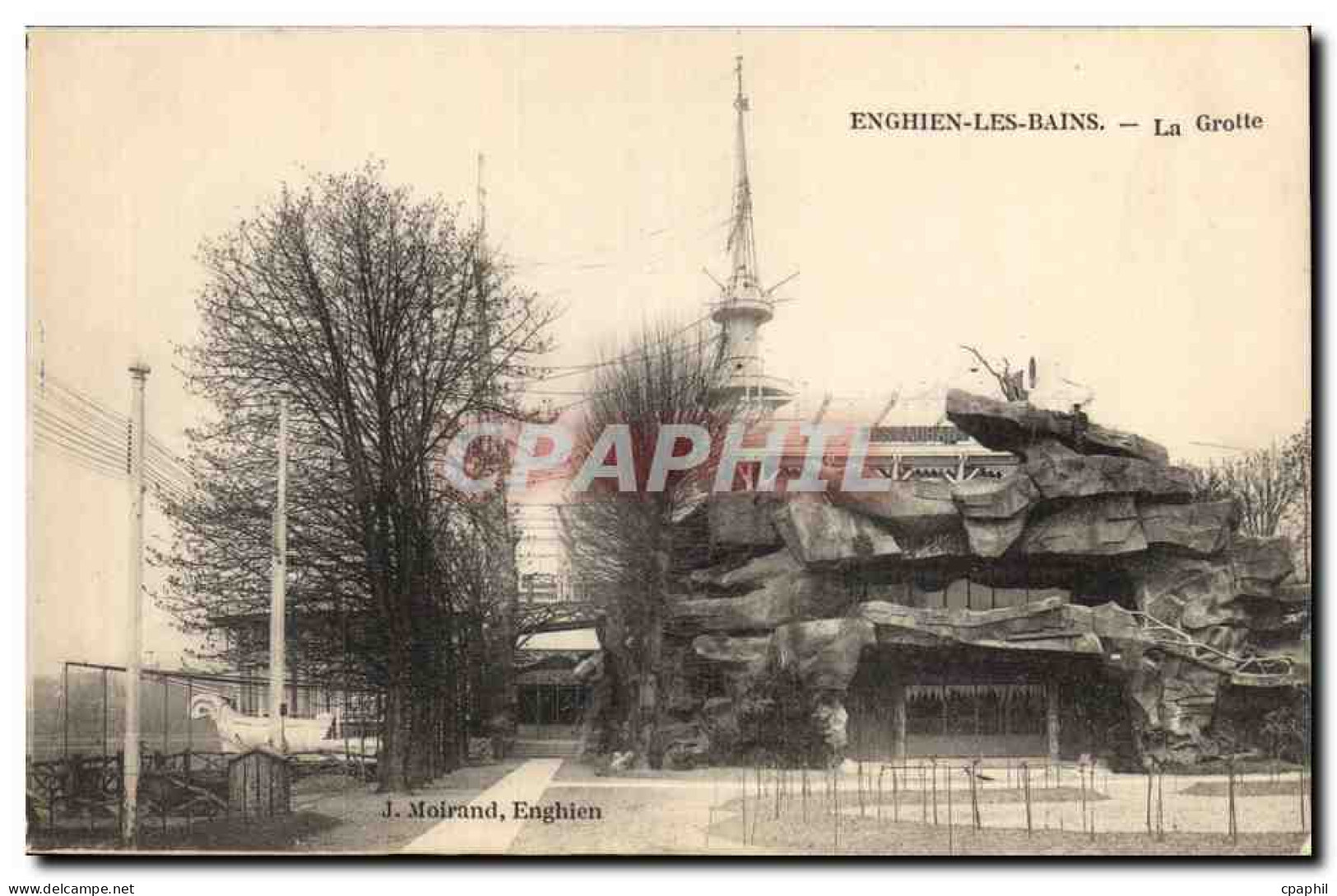 Enghien les Bains CPA La grotte