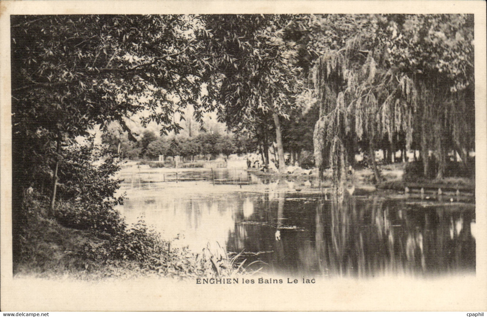 Enghien les Bains CPA Le lac