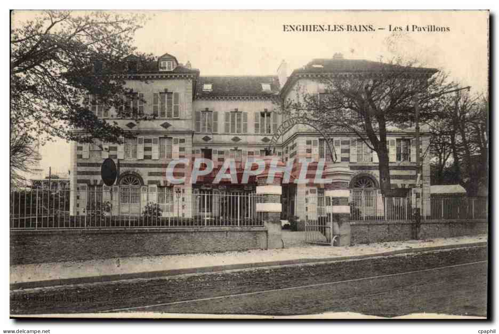 Enghien les Bains CPA les 4 pavillons