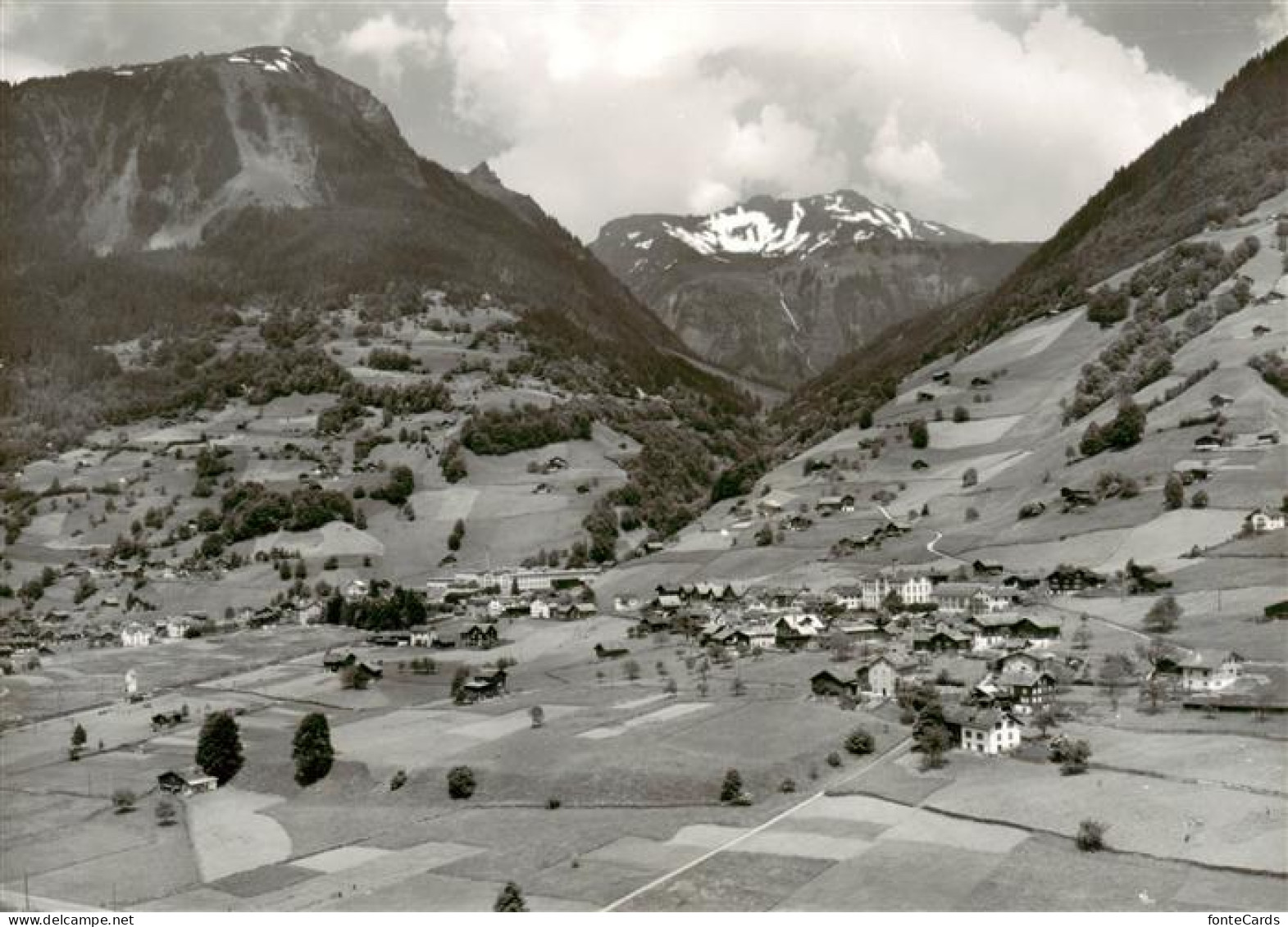 Engi GL Panorama Blick gegen Gufel- und Buetzistock