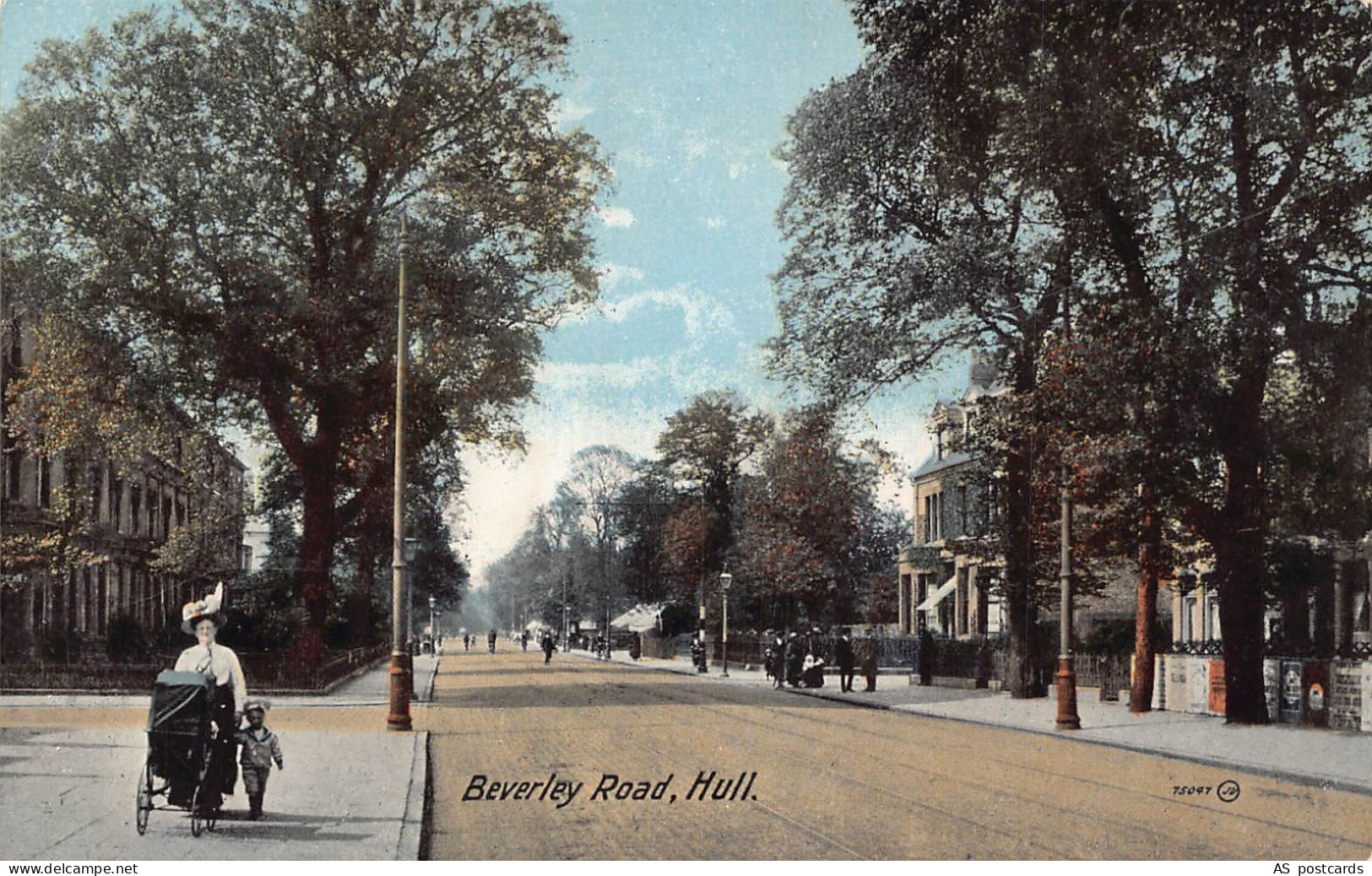 England Beverly Road Hull vintage postcard C309