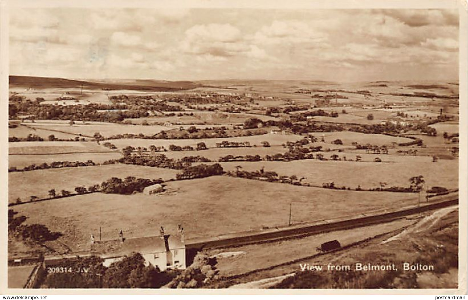 England - BOLTON View from Belmont