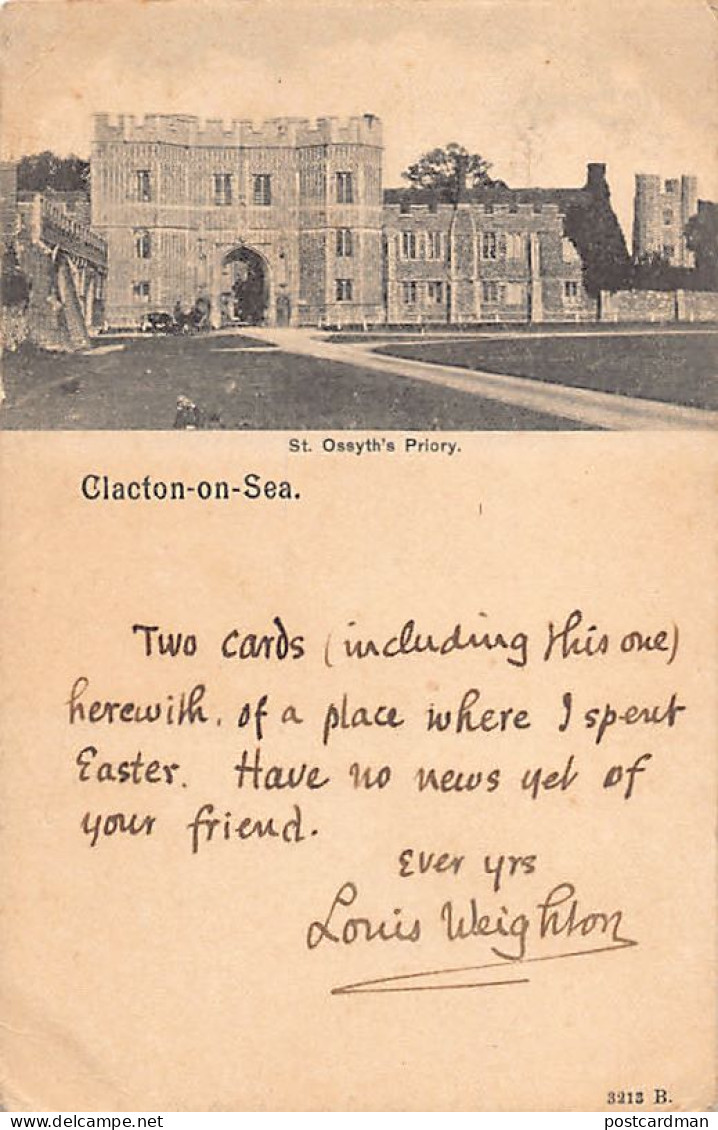 England - CLACTON-ON-SEA The Ossyth's Priory