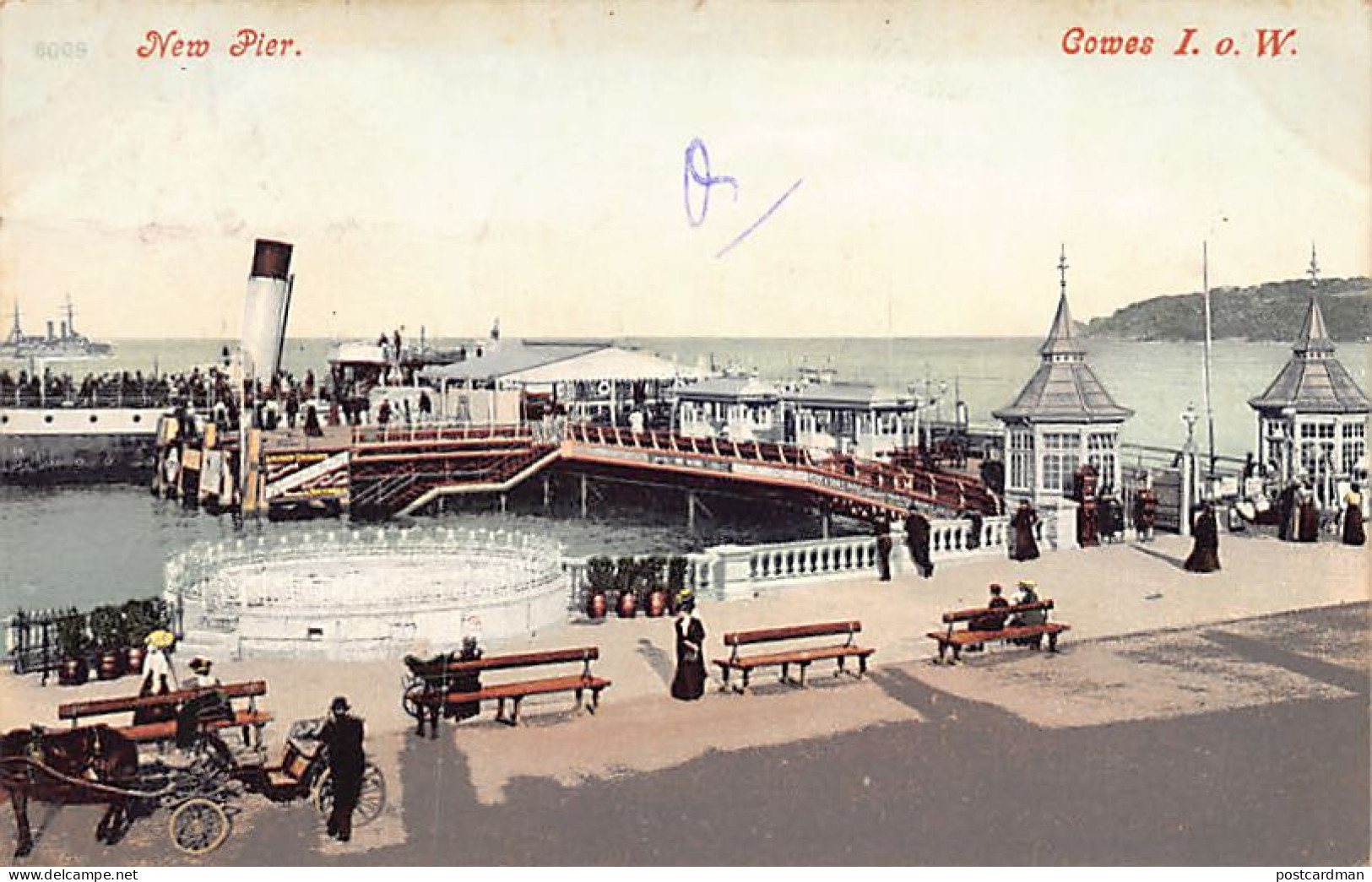 England - COWES Isle of Wight - New pier