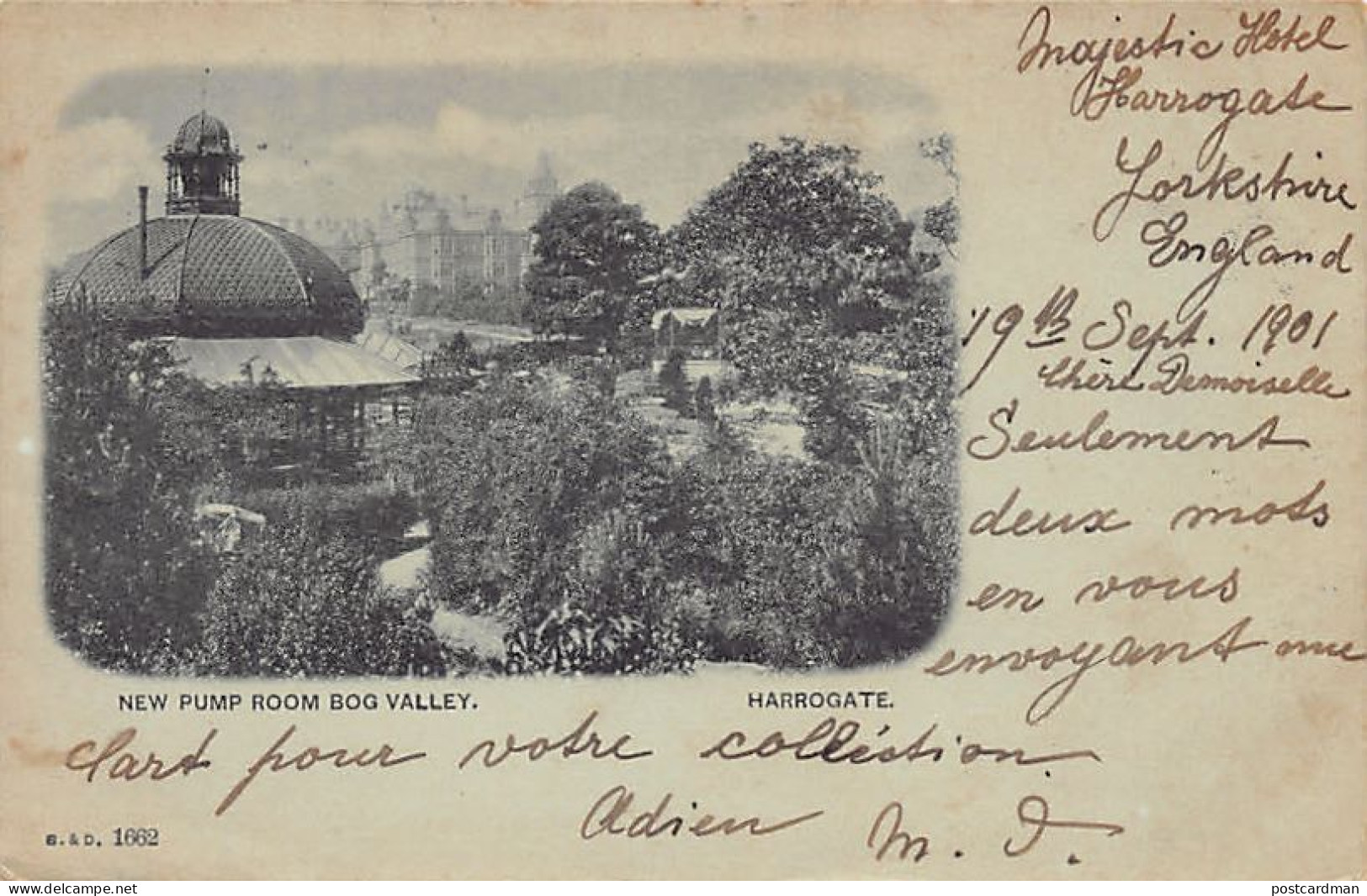 England - HARROGATE - New Pump Room Bog Valley - Year 1901