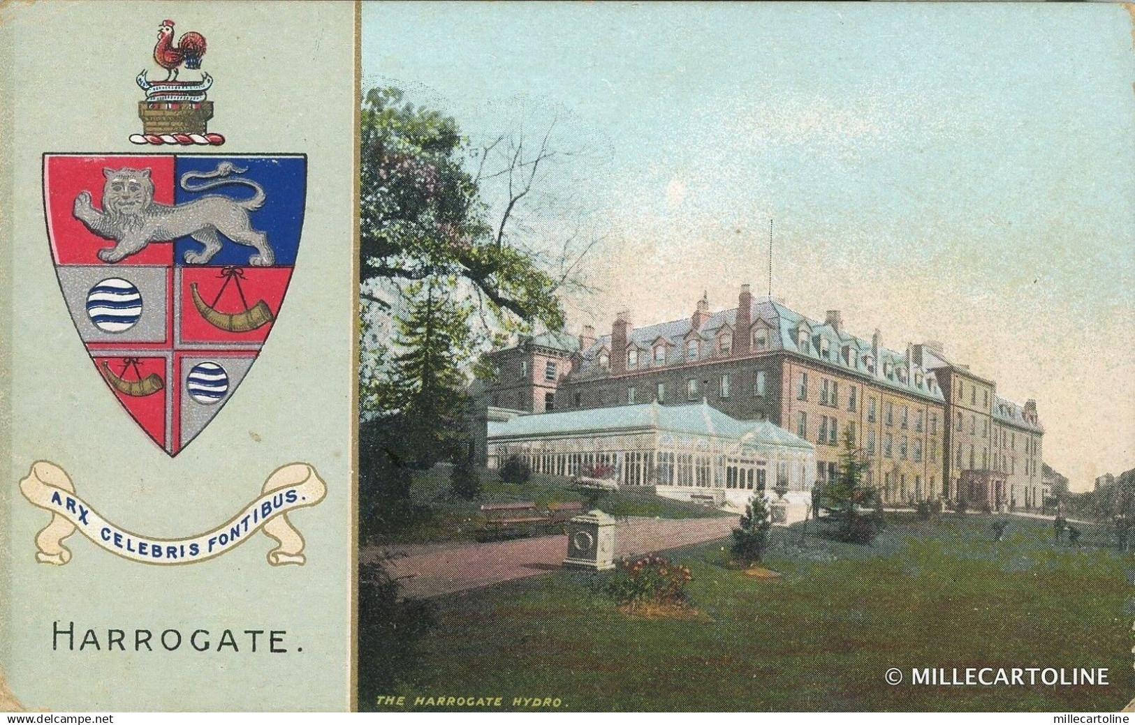 ENGLAND - Harrogate - The Harrogate Hydro - Arx Celebris Fontibus 1906