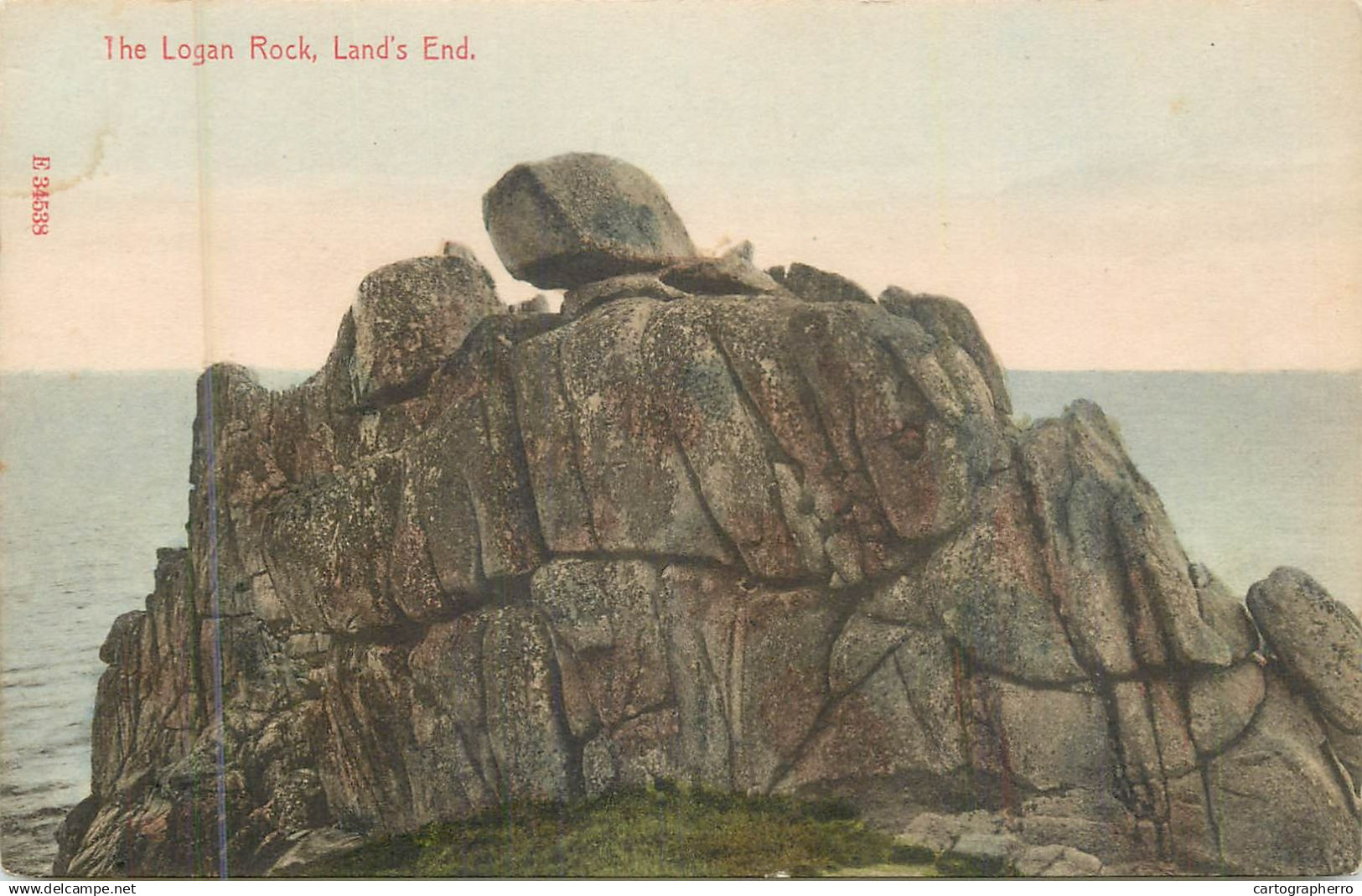 England Land's End Logan Rock