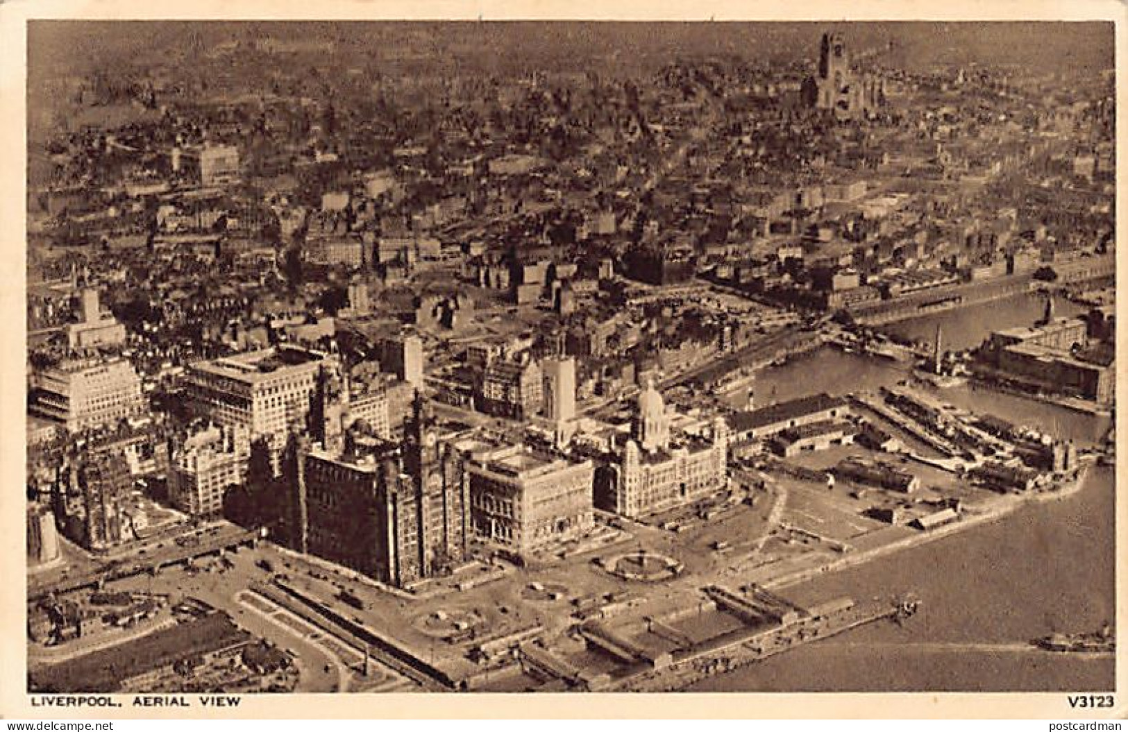 England - LIVERPOOL Aerial View
