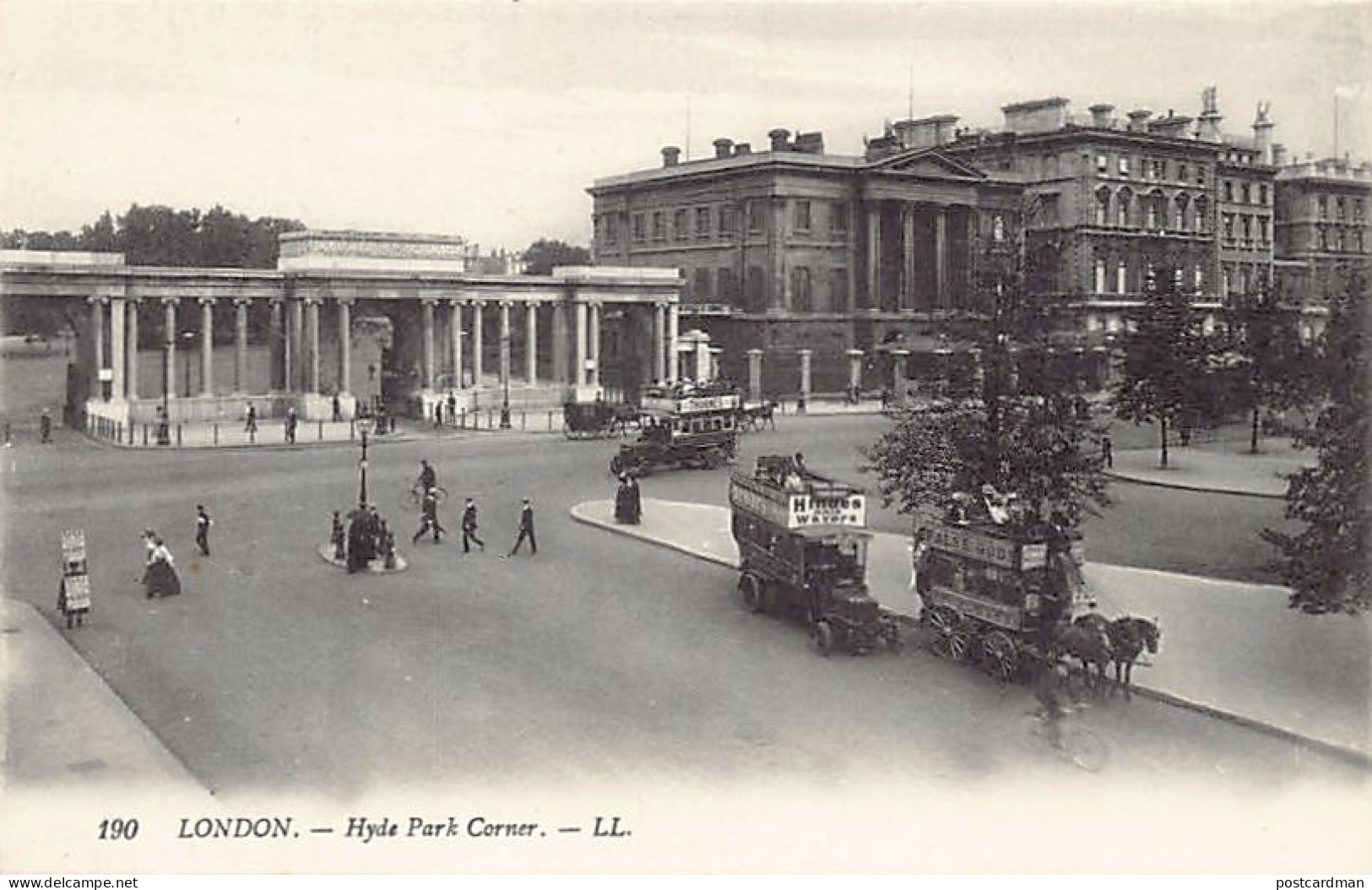 England - LONDON - Hyde Park Corner - Publ. Levy L.L. 190