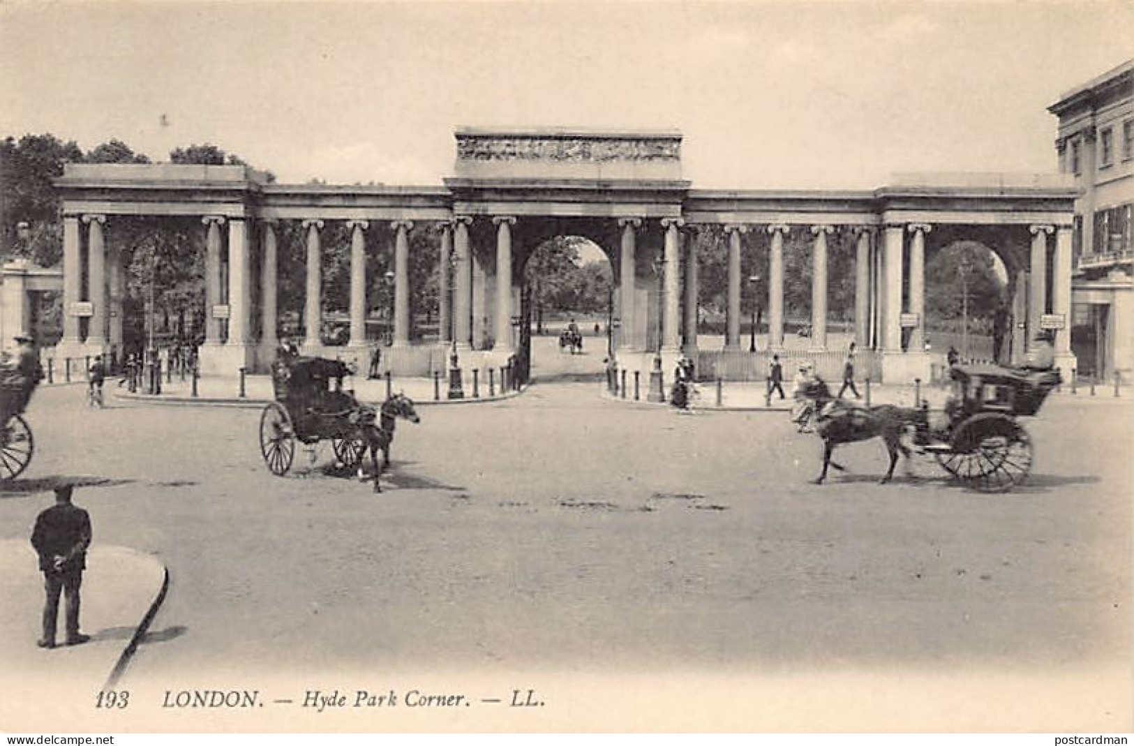 England - LONDON - Hyde Park Corner - Publ. Levy L.L. 193