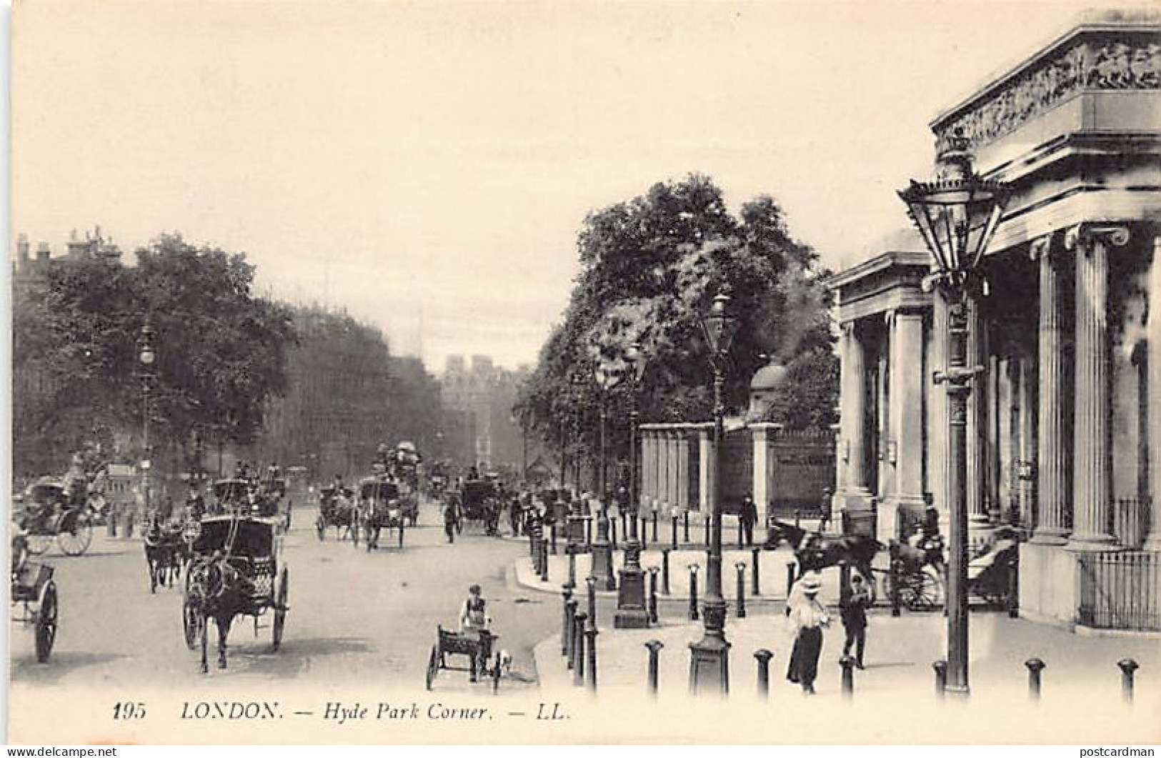 England - LONDON - Hyde Park Corner - Publ. Levy L.L. 195