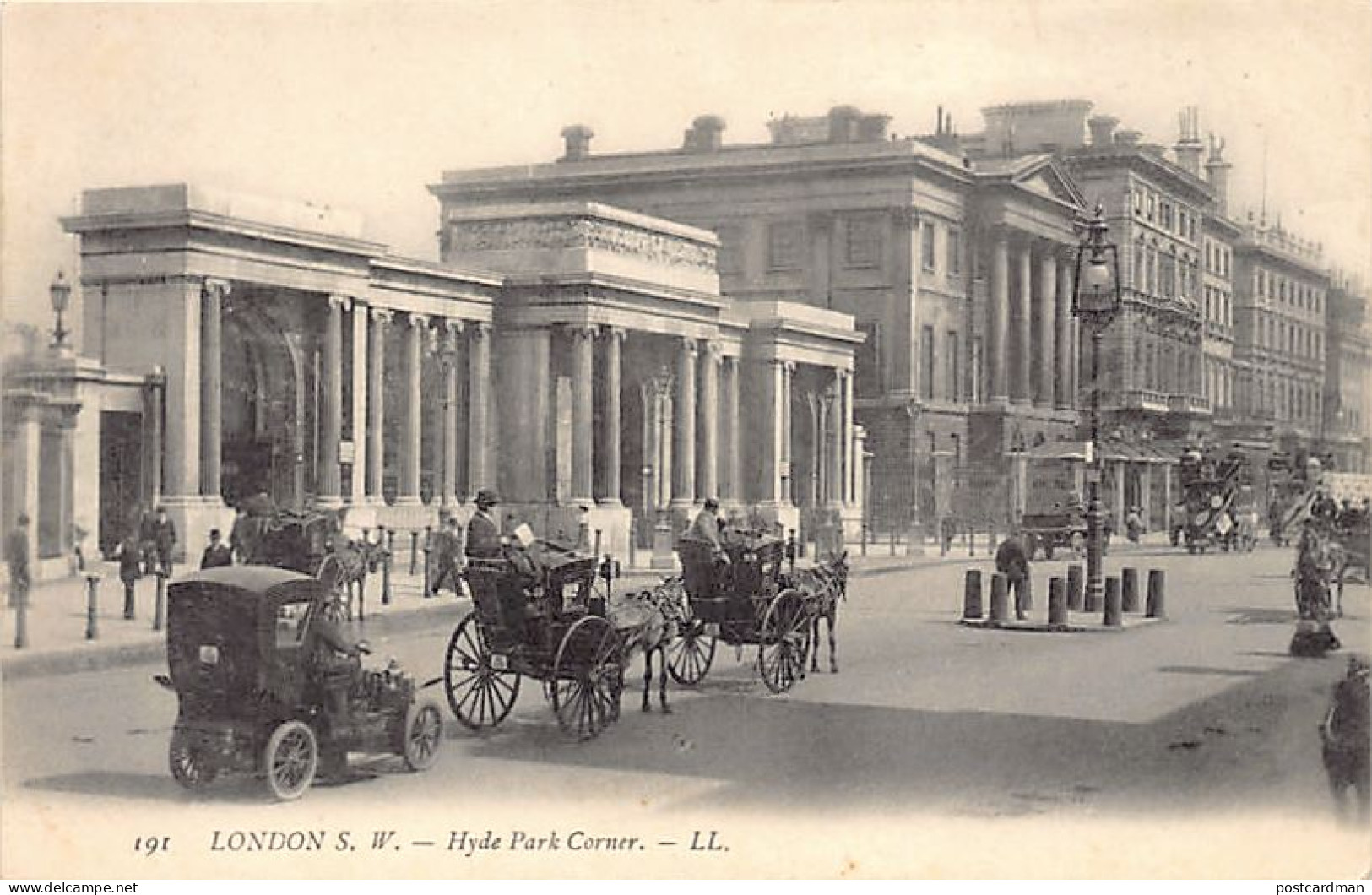 England - LONDON - Hyde Park Corner - Publ. LL Levy 191