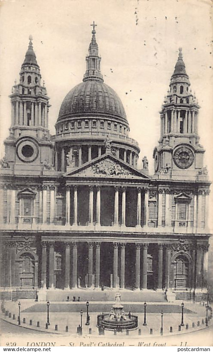 England - LONDON - St. Paul's Cathedral - Publ. Levy L.L. 259