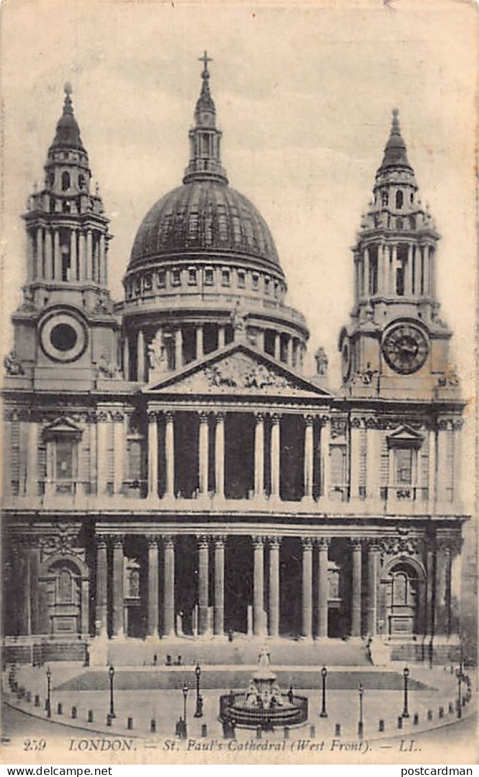 England - LONDON - St. Paul's Cathedral - Publ. Levy L.L. 259