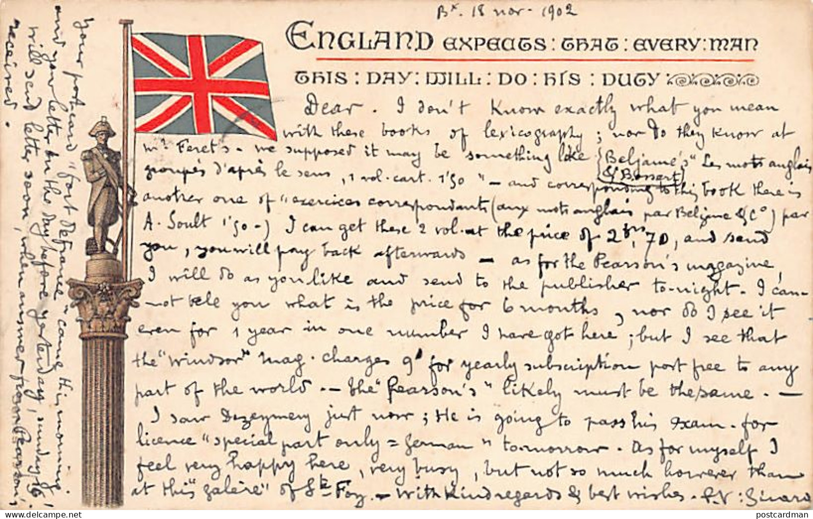 England - LONDON - Trafalgar Square - Nelson