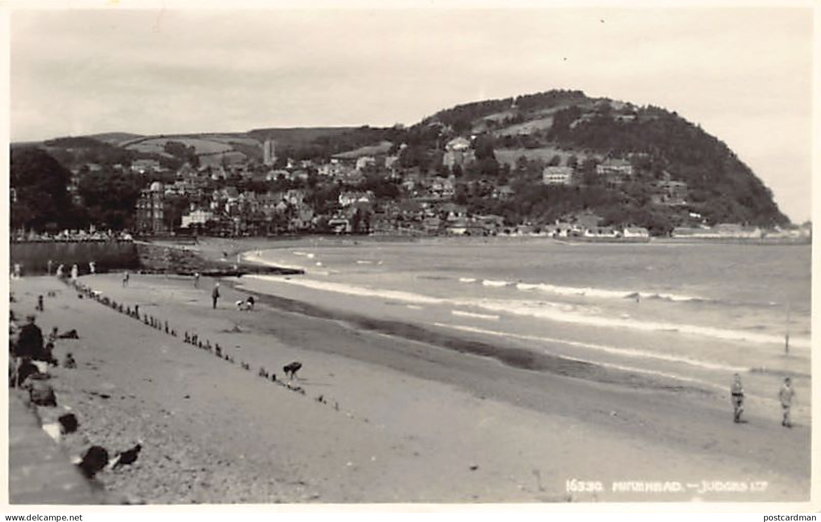 England - MINEHEAD - The beach - REAL PHOTO - Publ. Judges 16330