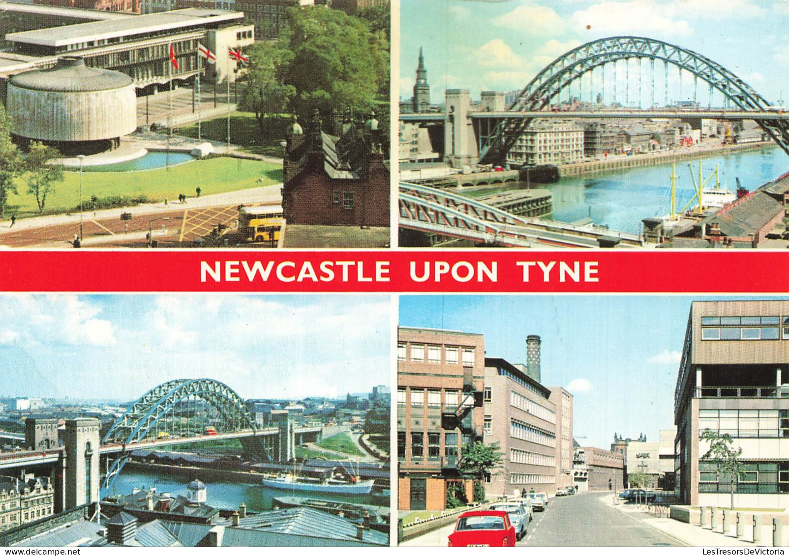 ENGLAND - Newcastle upon Tyne - Civic Centre - Bridge - University - CP