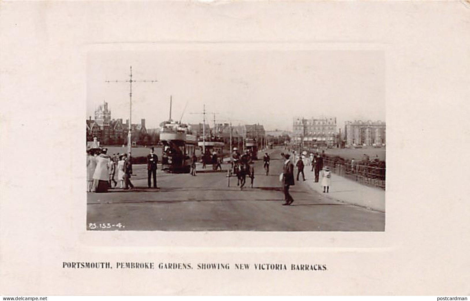 England - PORTSMOUTH Pembroke Gardens showing new Victoria Barracks