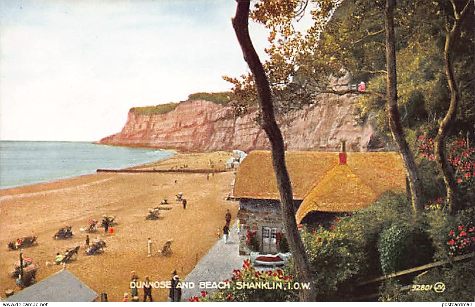 England - SHANKLIN Dunnose and beach
