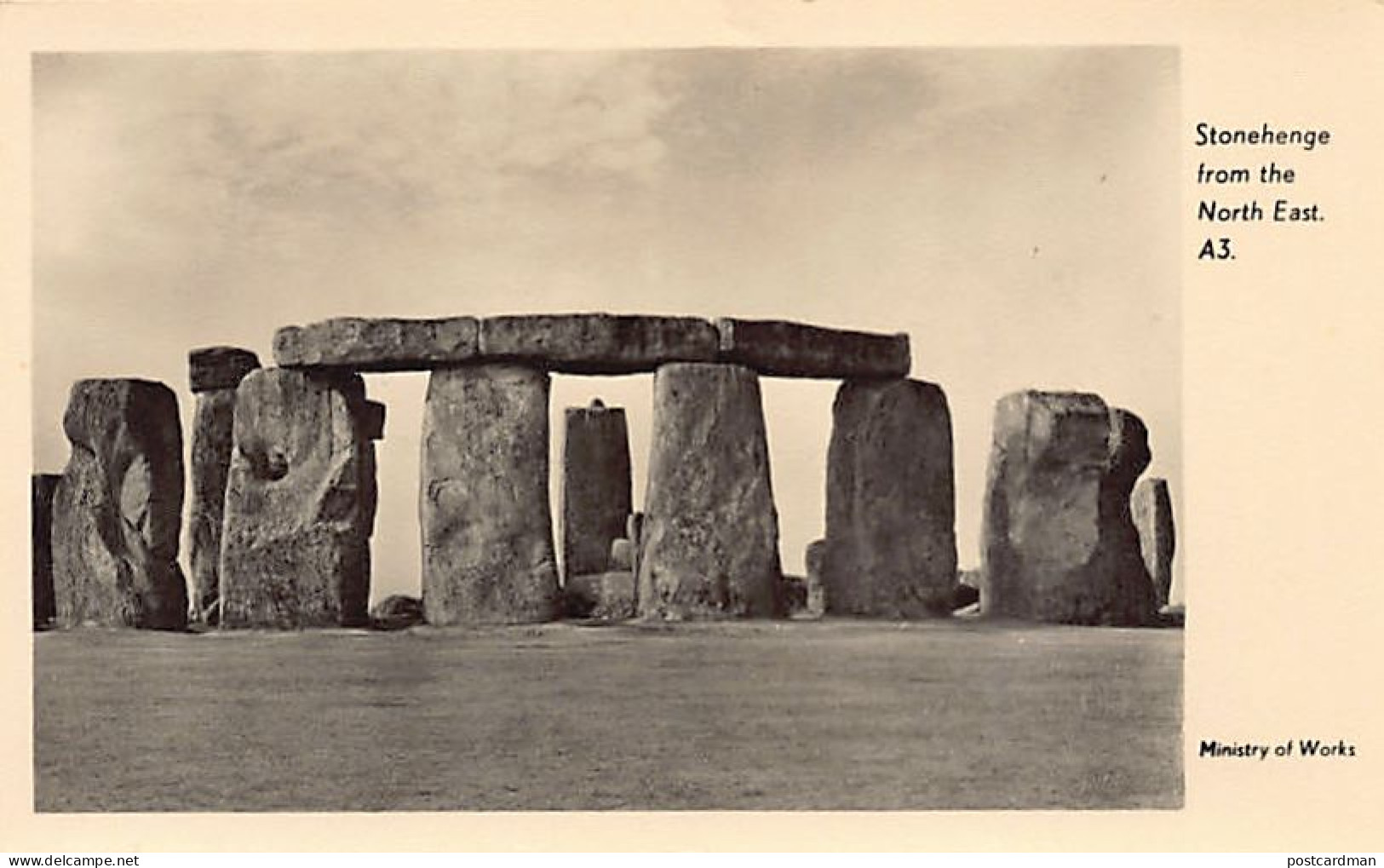England - STONEHENGE from the North East