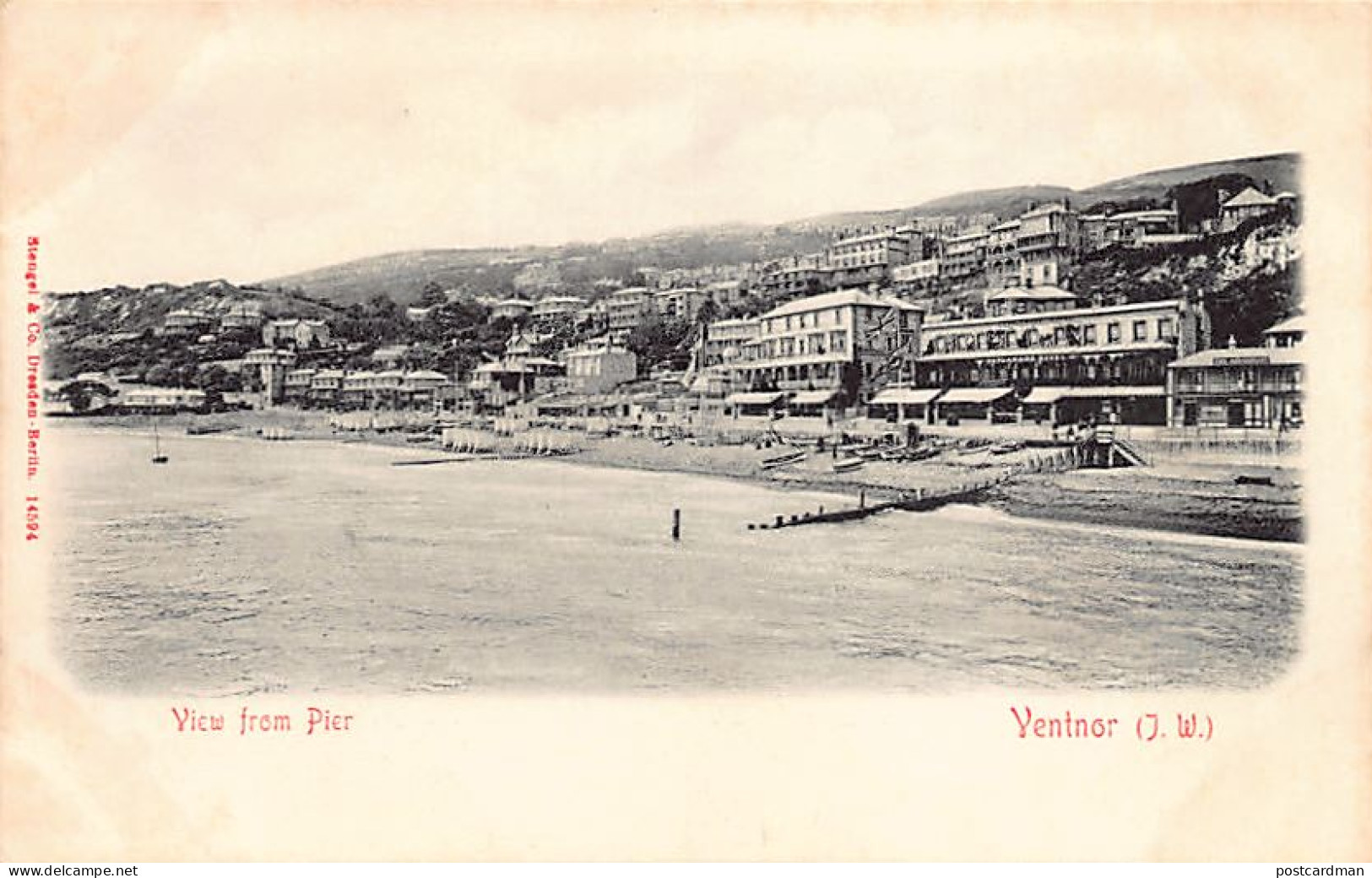 England - VENTNOR Isle of Wight - View from Pier