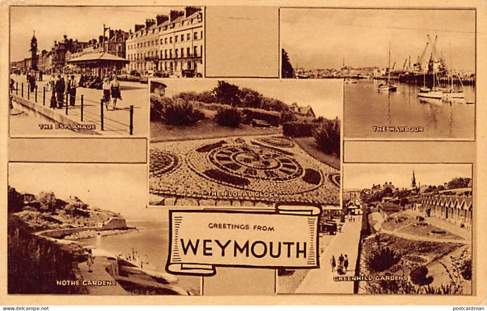 England - WEYMOUTH Greetings from Weymouth