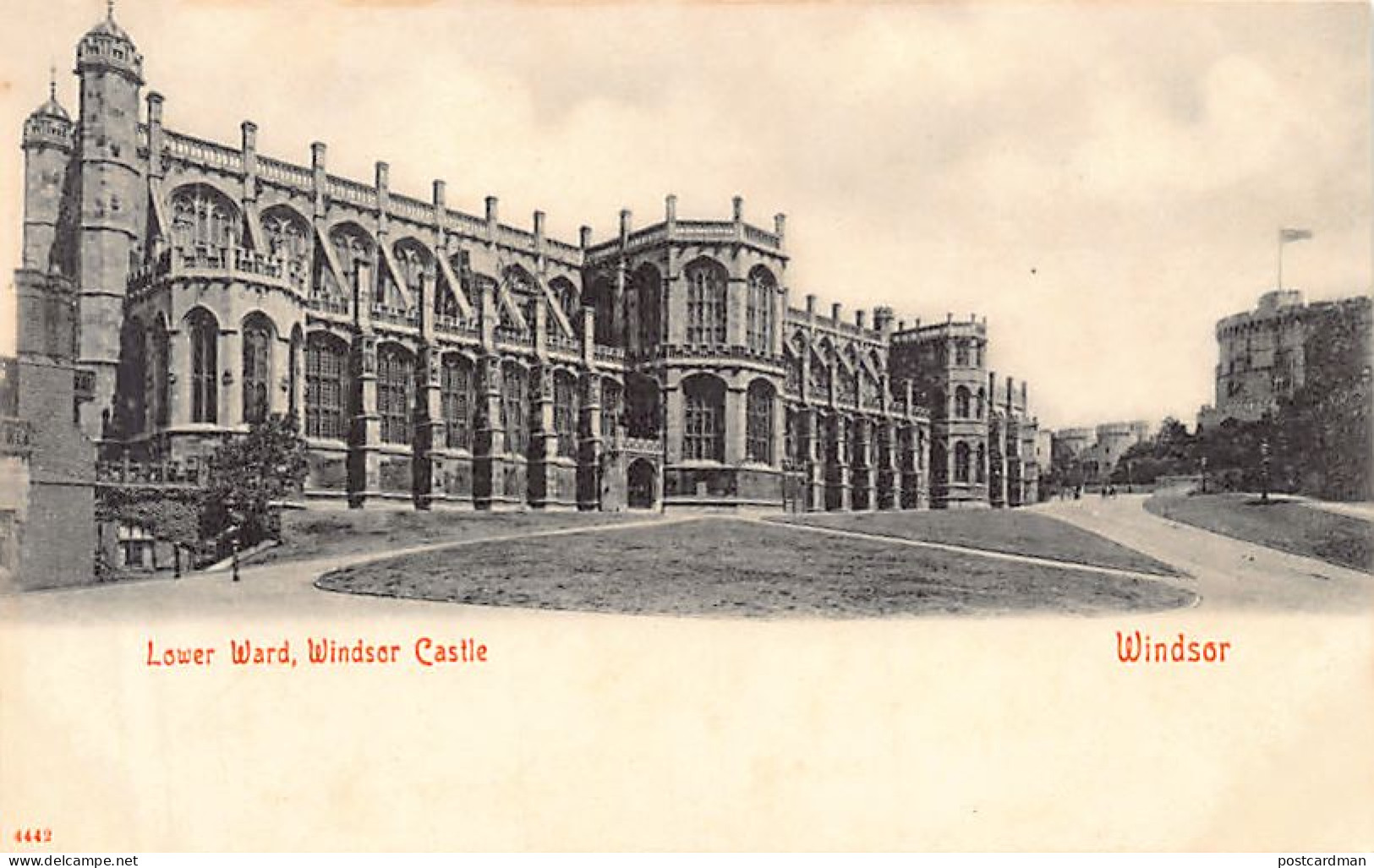 England - WINDSOR (Berks) Lower Ward, Windsor Castle - Publ. Stengel & Co. 4442