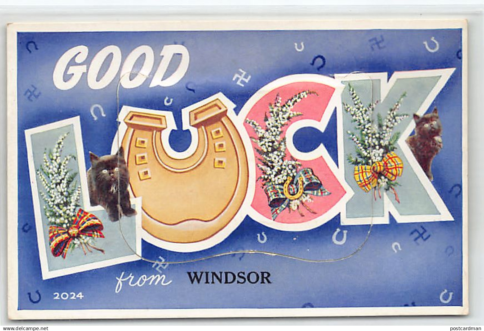 England - WINDSOR - Sachet Postcard