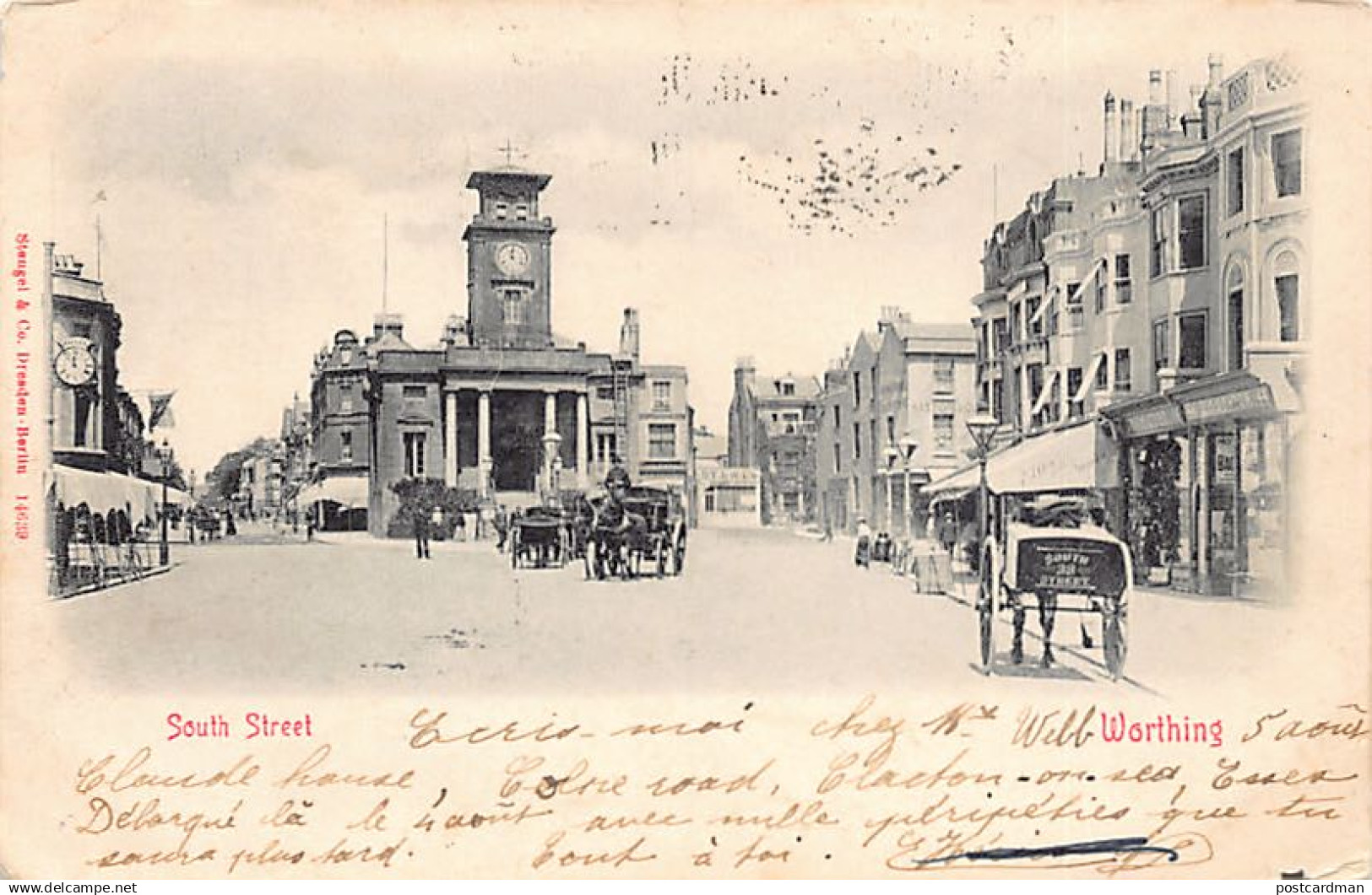 England - WORTHING - South Street - J. G. Denton shop