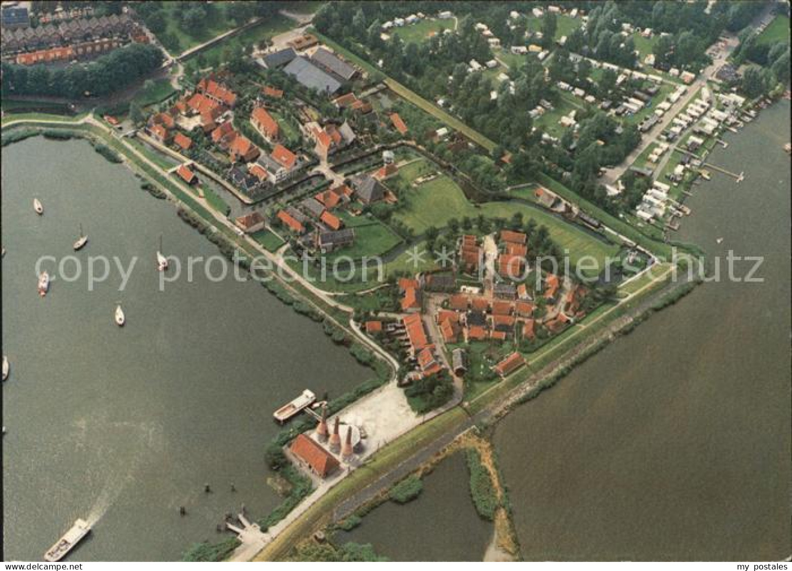 Enkhuizen Buitenmuseum van het Zuiderzeemuseum Fliegeraufnahme