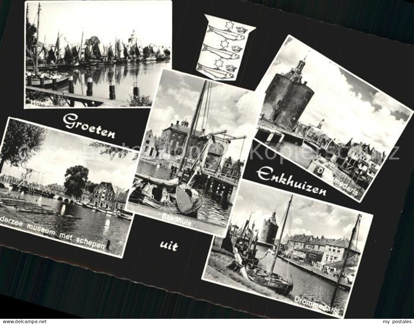 Enkhuizen mit Hafen