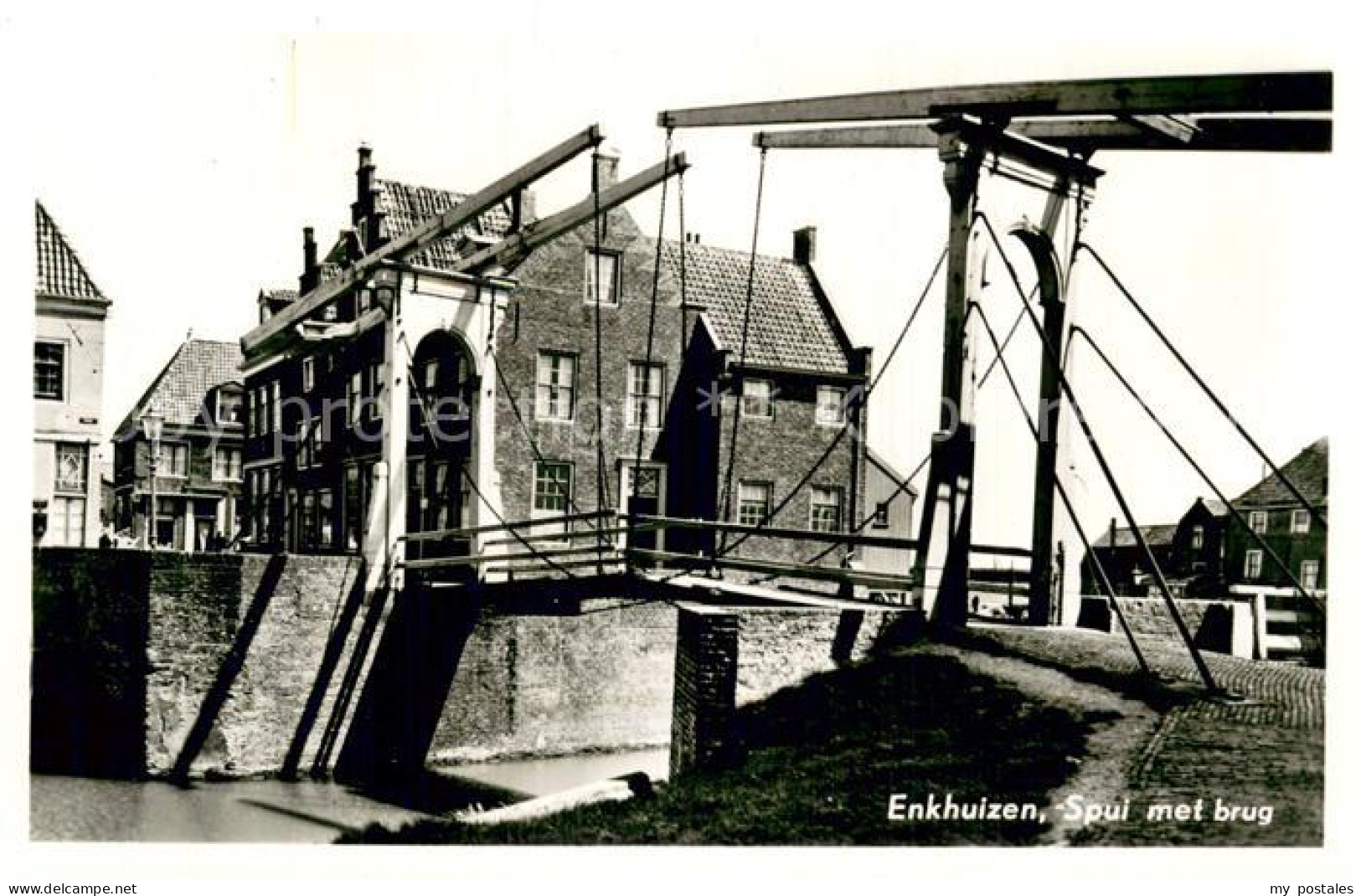 Enkhuizen NL Spui met brug