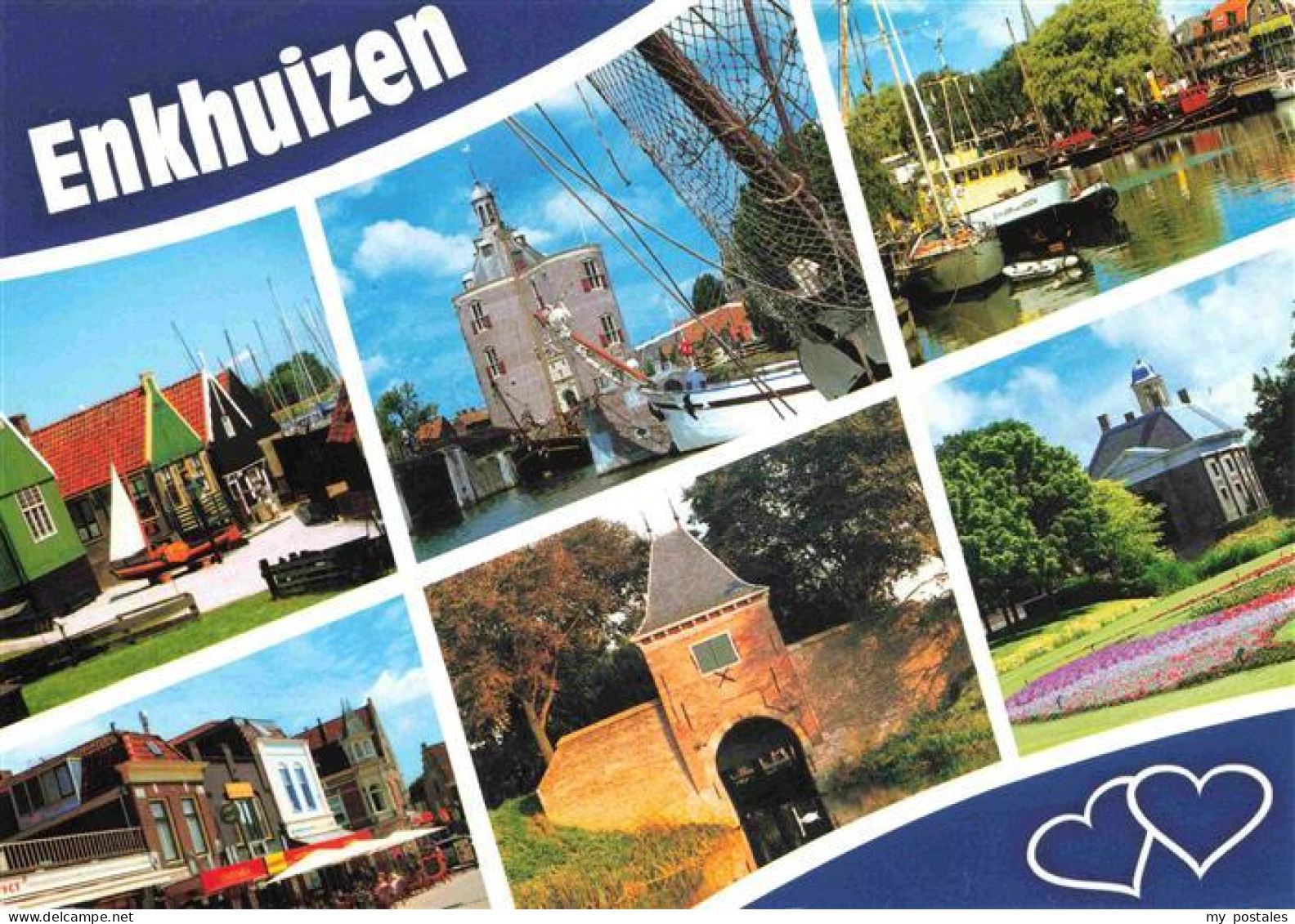Enkhuizen NL Teilansichten Hafen