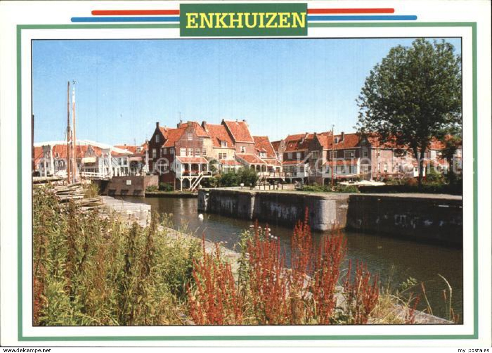 Enkhuizen Partie am Kanal