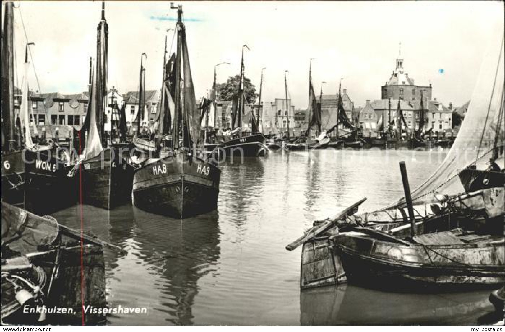 Enkhuizen Vissershaven Fischerboote