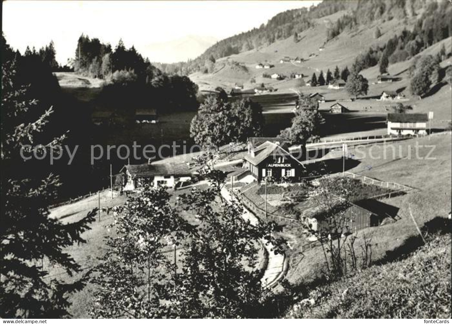 Ennenda Berggasthaus Alpenblick auf den Ennetbergen
