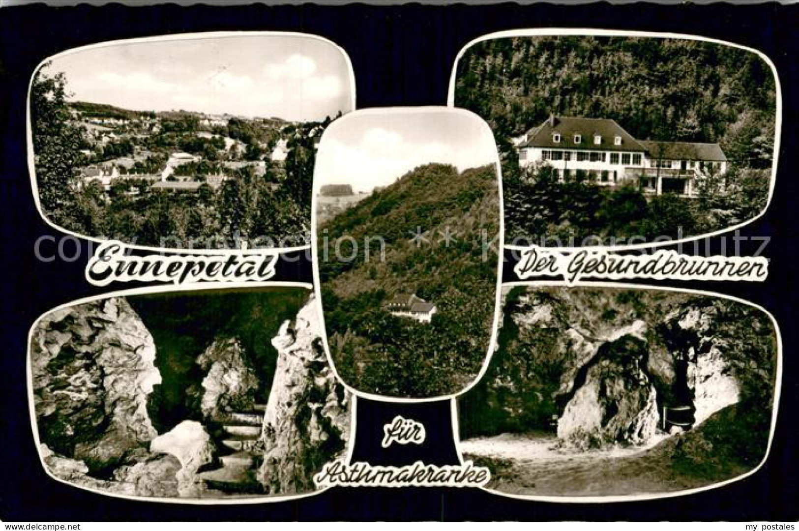 Ennepetal Kurhaus Klutert-Hoehe Gesundbrunnen Hoehle Panorama