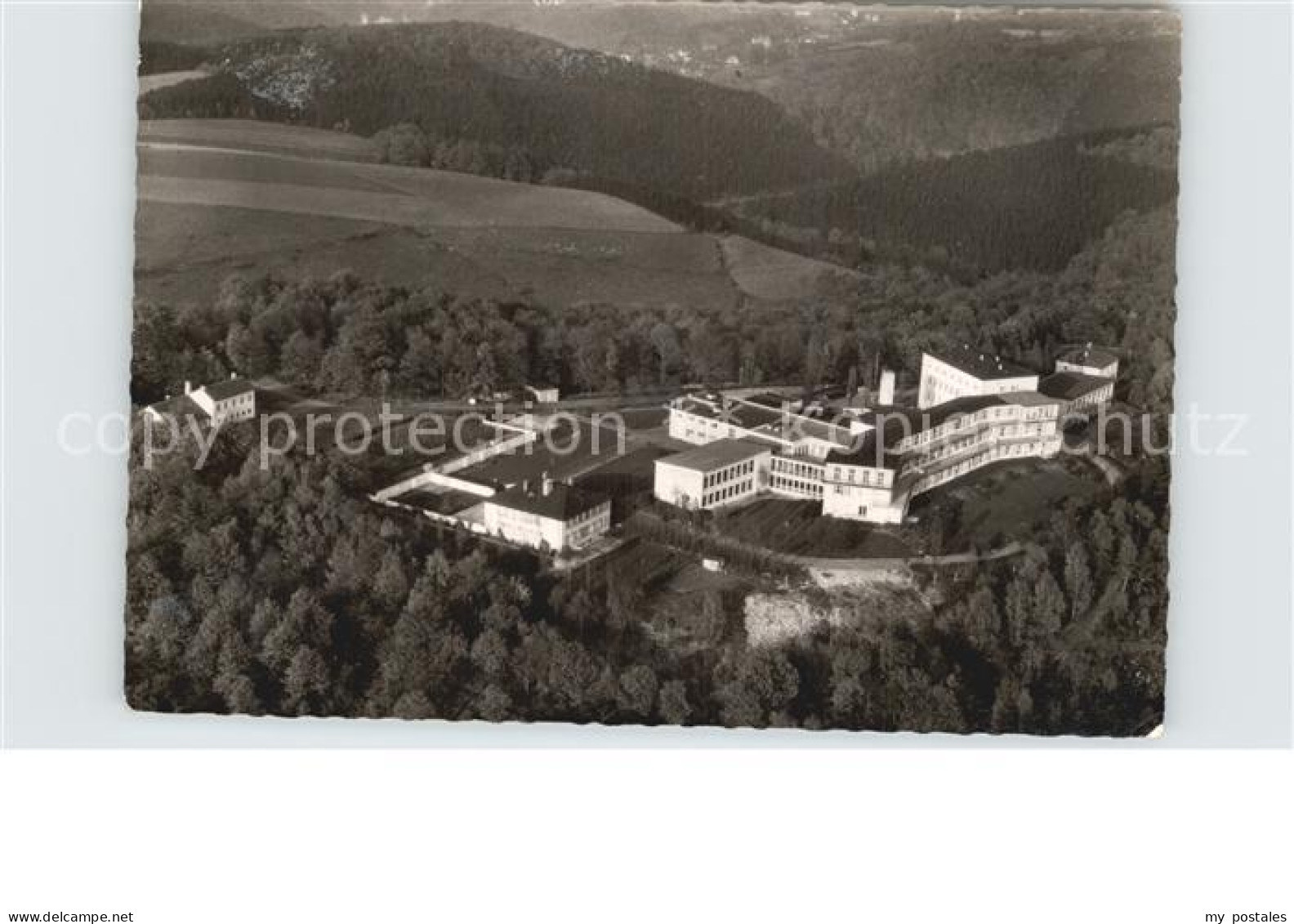 Ennepetal Sanatorium Koenigsfeld LVA Westfalen Fliegeraufnahme