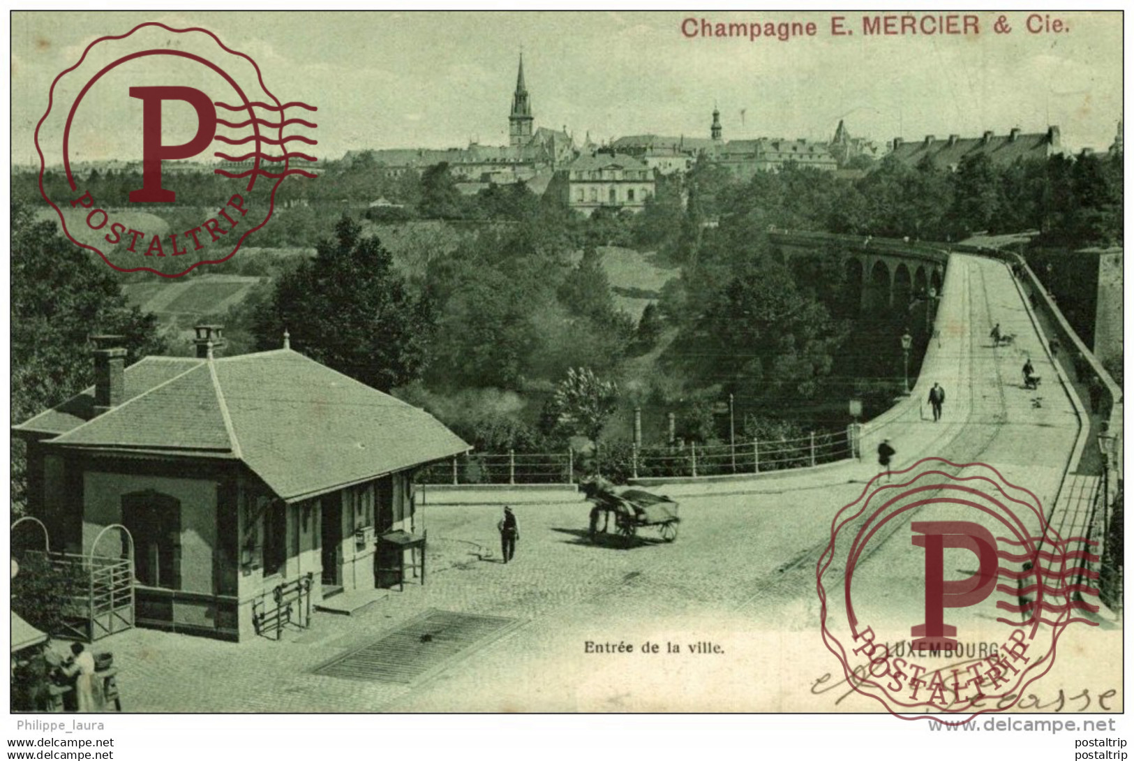 ENTREE DE LA VILLE LUXEMBOURG  LUXEMBOURG  LUXEMBURG LUZEMBURGO