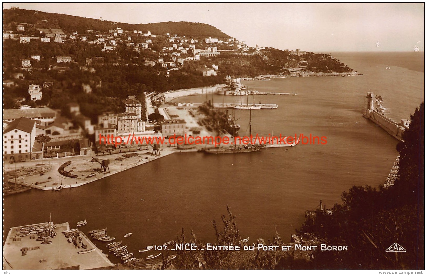 Entrée du Port et Mont Boron - Nice