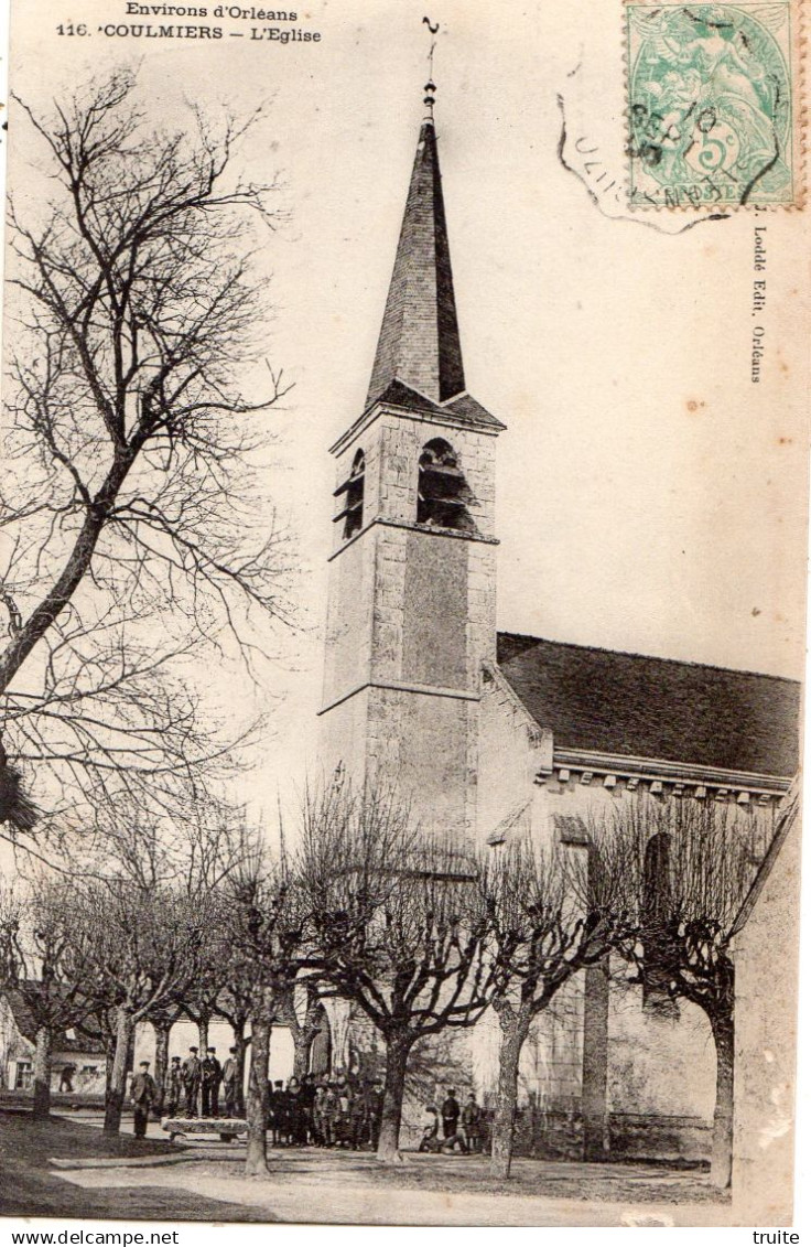 ENVIRONS D'ORLEANS COULMIERS L'EGLISE