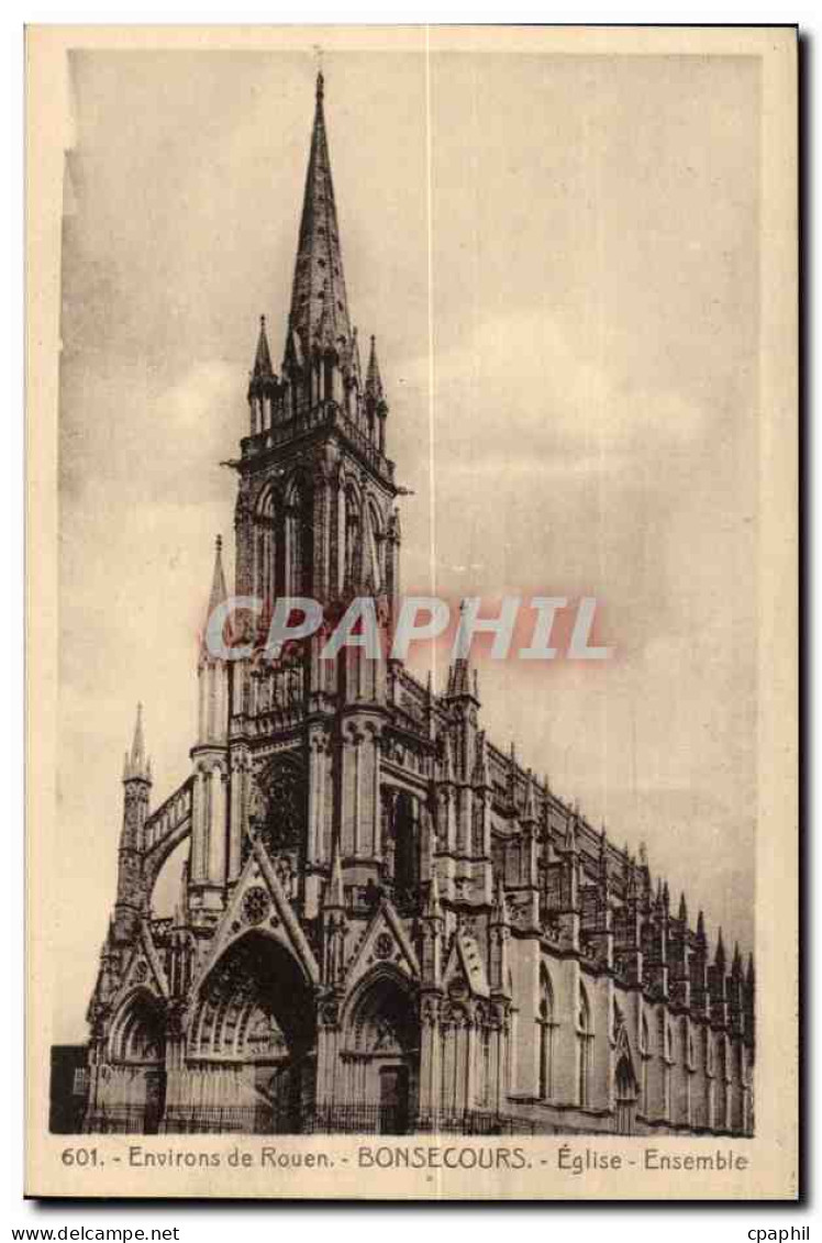 Environs de Bonsecours Bonsecours CPA Eglise Ensemble