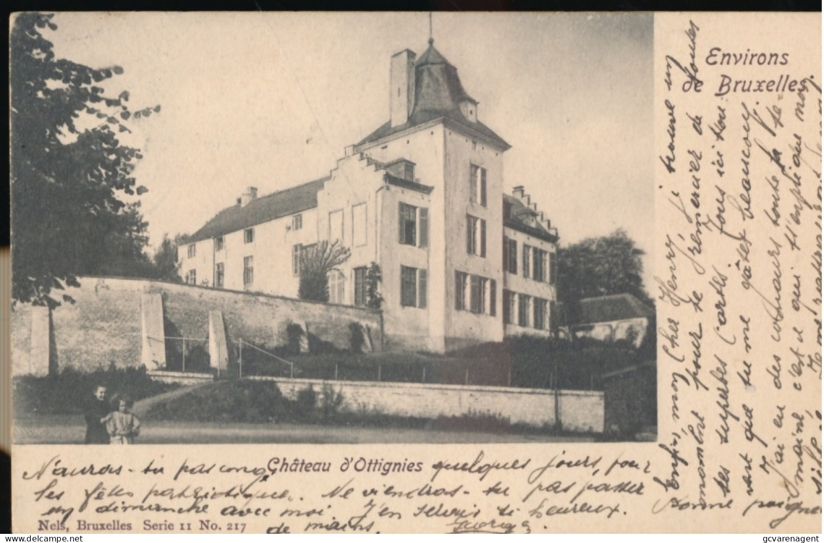 ENVIRONS DE BRUXELLES      CHATEAU D'OTTIGNIES