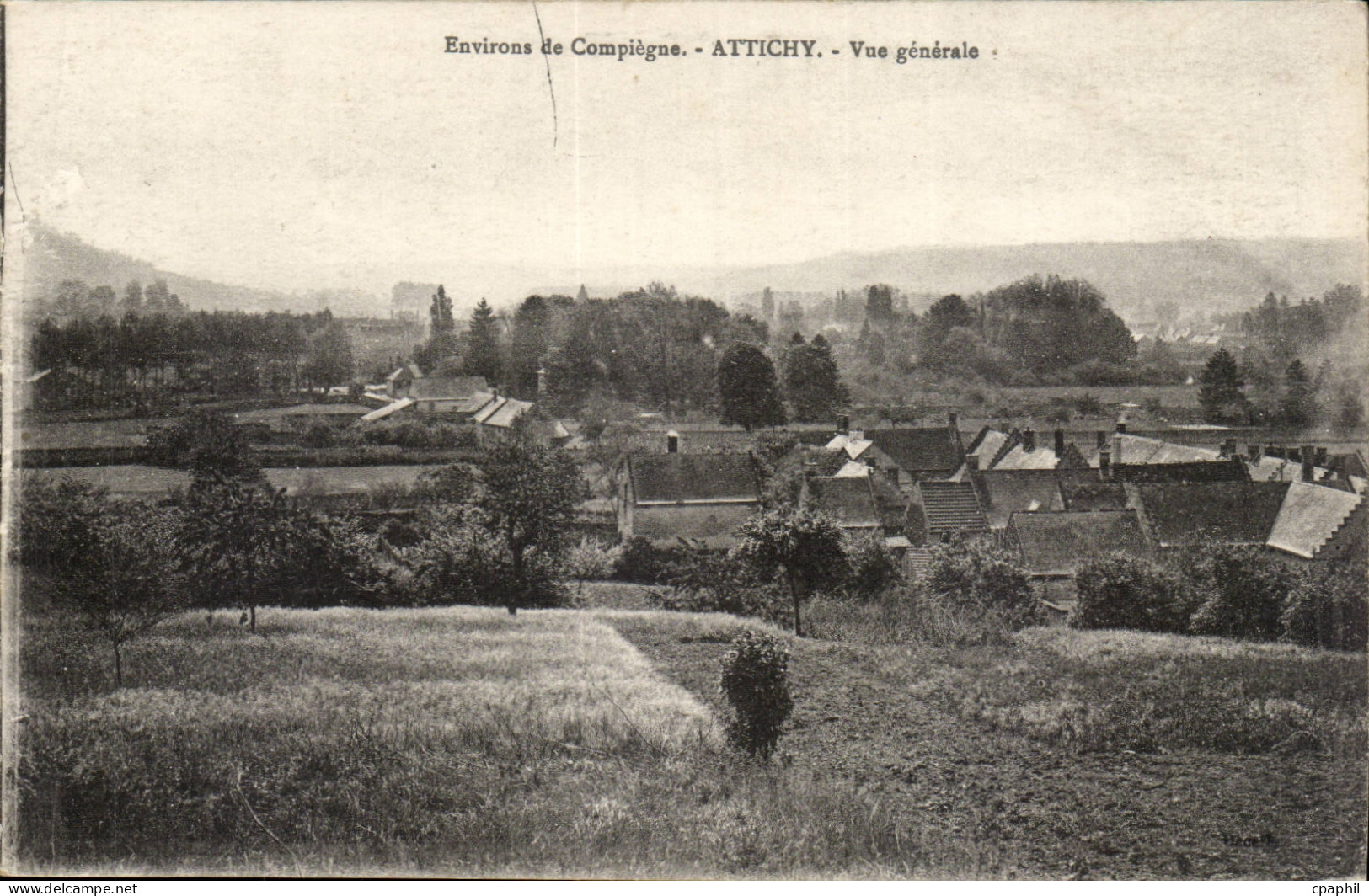 Environs de Compiegne CPA Attichy Vue generale