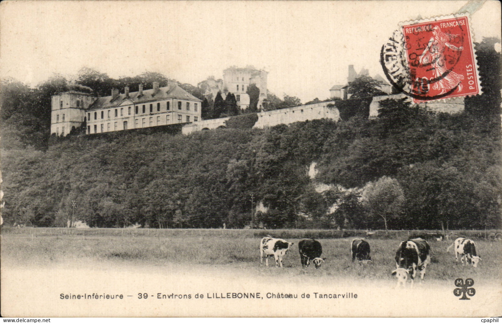Environs de Lillebonne - Chateau de Tancarville - CPA
